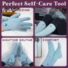 Aloe Socks and Gloves Set | Blue Moisturizing Socks and