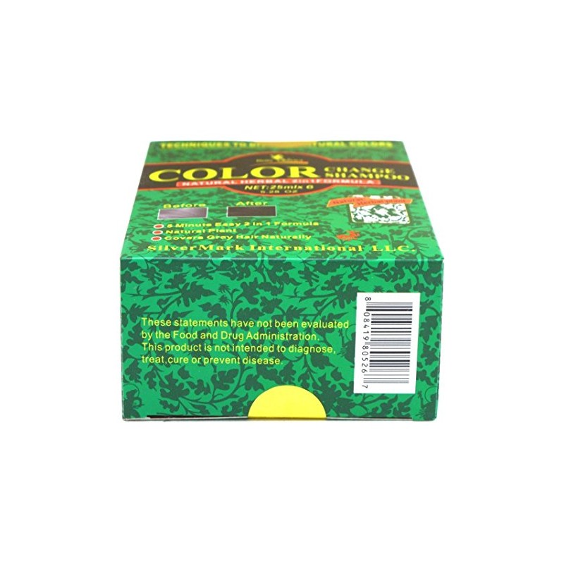 Deity Shampoo Color Change Kit Natural Herbal 2-N-1 Black (2