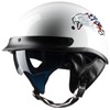 ILM Half Helmet Open Face Motorcycle Helmets for Moped Cruiser