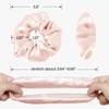 LILYSILK 100% Pure Silk Scrunchies Hair Elastic for Women Girls