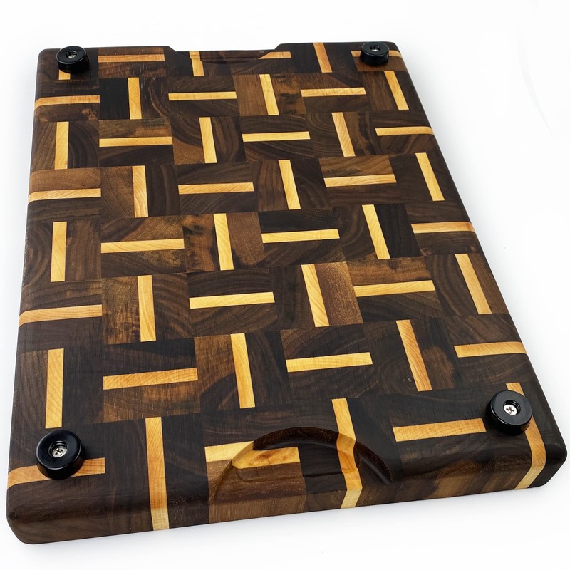 Rubber Cutting Board Feet with Stainless Washer and Screws, 1