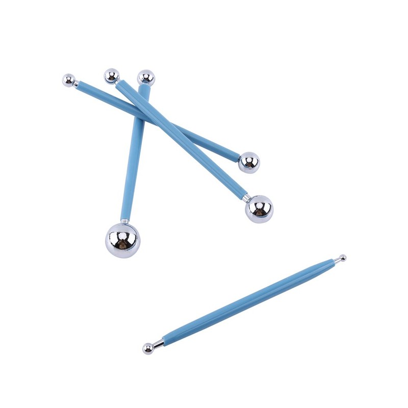 4 Pcs Modeling Ball Tools, 8 Ball Stainless Steel Dotting
