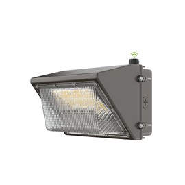 TIERONE 50W LED Wall Pack Light Dusk to Dawn Photocell Outdoor Commercial Security Area Lighting Fixture UL Listed 5500LM 4000K Daylight 400W HPS/HID Equivalent IP65 Waterproof 120-277V 1PACK