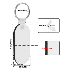 180pcs Sublimation Keychain Blanks Set, Double Sided 60 MDF Sublimation Key Chains Blanks with 120 Rings and Clips Heat Transfer Keychain Blanks for Sublimation Craft DIY