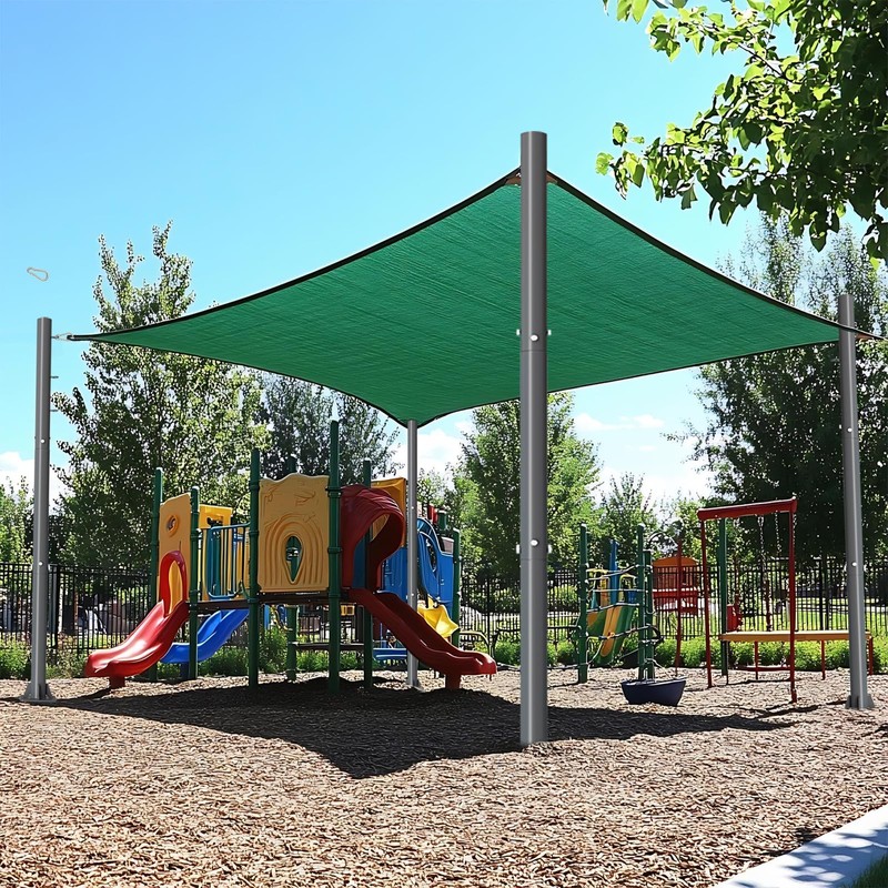 10ft Sun Shade Sail Pole 1 Pack - Outdoor Sunshade