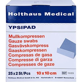 Ypsipad Gauze Compresses Sterile 8-Ply 10 x 10 cm Pack of 25