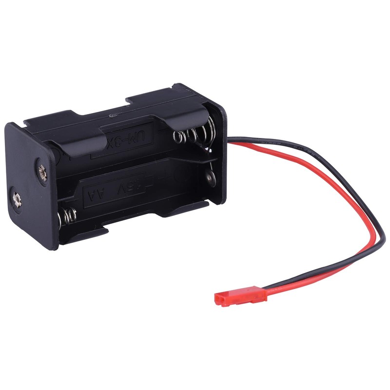 Hobbypark 4 Cell AA Battery Holder Case Box with JR