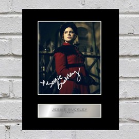 Jessie Buckley Signed Mounted Photo Display Taboo