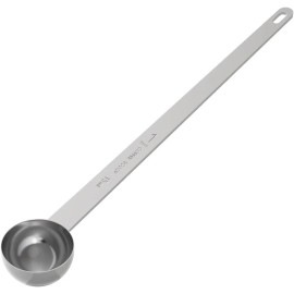 LEIFENY 1PCS 1 Tablespoon Coffee Scoop, 9" Long Handle Measuring Spoon, 1Tbsp, Silver