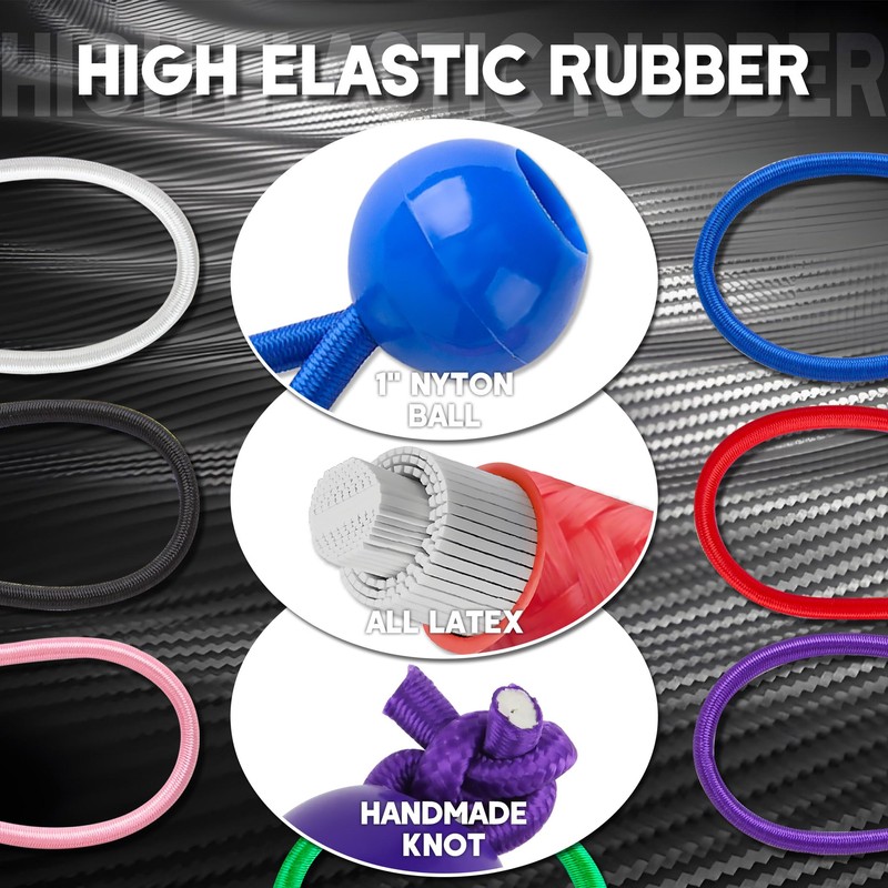 Cartman 30 Pack 6 Inch Ball Bungee Cords Canopy Ties