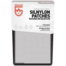 Gear Aid 13313 Repair Material, Sil Nylon Patch, Pack of 2