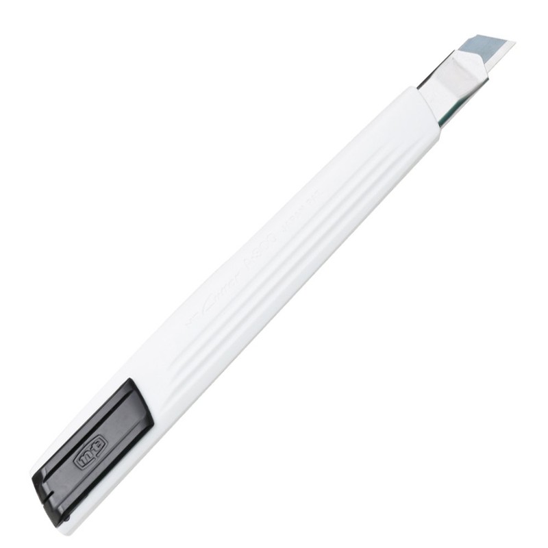 NT Cutter Ultra Sharp; Blade Utility Knife, Black And White