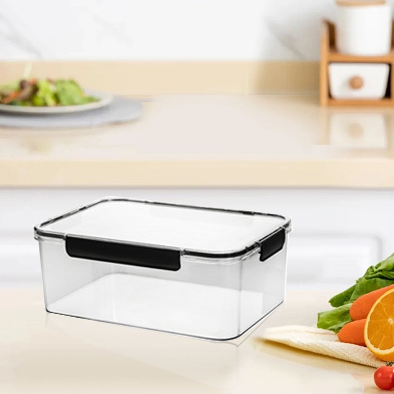 Refrigerator Storage Box Sealed Large Capacity Fridge Organizing Box for