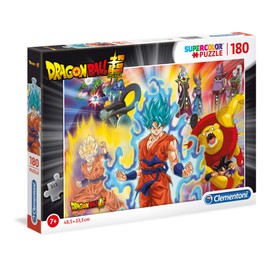 Clementoni 29761, Supercolor Collection Dragon Ball Super Puzzle for Children-180 Pieces, Ages 7 Years Plus