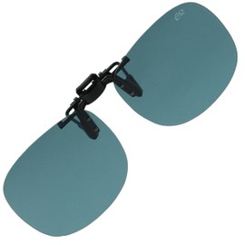 Eloico ER CLIP-ON BV-21 Polarized Front Clip-on Sunglasses, Sunglasses, UV Protection, Ultra Lightweight, Flip Up Type, UV Protection, UV Protection,, Black