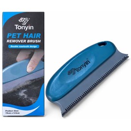 Pet Hair Remover Brush Removedor de Pelo de Mascotas para Auto y Hogar | Cepillo para Quitar Pelo de Perro y Gato en Tapicería, Sofás y Alfombras | Accesorio de Limpieza Reutilizable