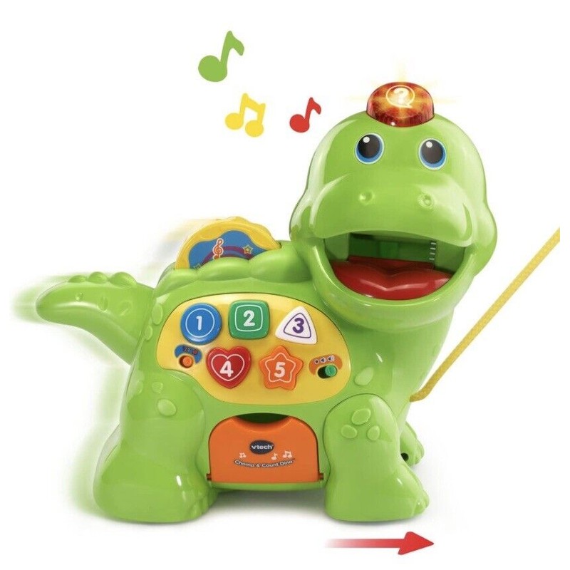 Vtech Chomp and Count Dino Green Educational Toy Musical Toy