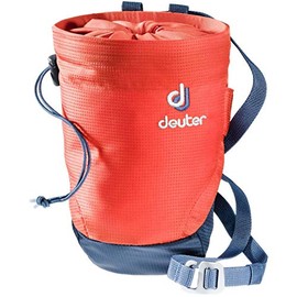 Deuter Unisex Adult Gravity Chalk Bag II L Climbing Chalk, Papaya Navy, One Size
