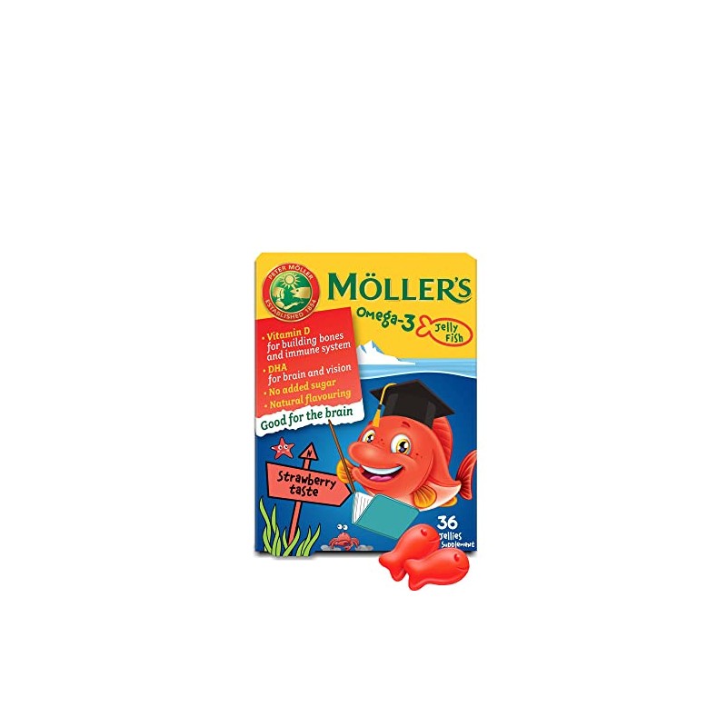 Moller’s ® | Omega 3 Jellies for Children | Strawberry