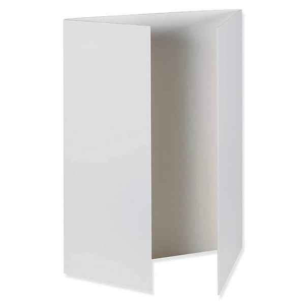Pacon Corporation 3861 Tri-Fold Presentation Boards, 48-Inch x36-Inch, 12/CT, Matte White