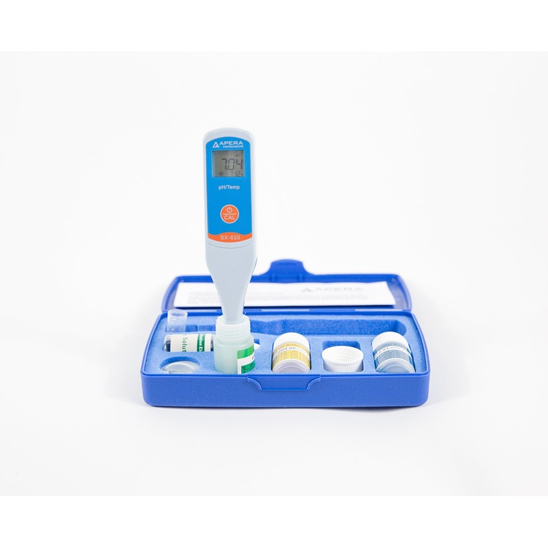 Apera Instruments SX620 pH Pen Tester Kit with 0.01 pH