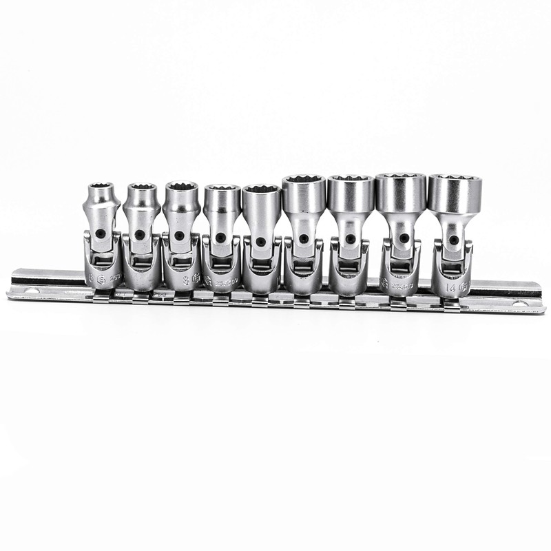 Genius Tools US-209M - 9 Piece 1/4" Drive Universal Hand