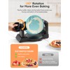 Waffle Maker, 1400W Double Belgian Waffle Iron 180° Flip, 8