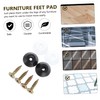 SHINEOFI 200pcs Round Furniture Leg Grippers Non-Slip Pads for Hardwood