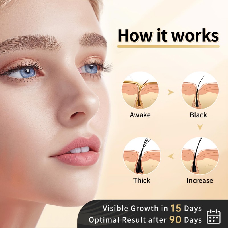 Beauty7 Lash Serum, Enhancing Lash Growth, Growth Serum for Longer