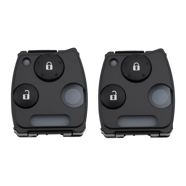 SG Store 2Pcs 2 Button Key Shell Fob Pad Compatible