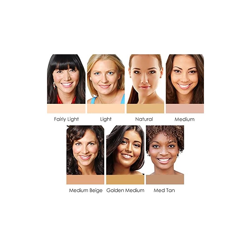 NUTRATANICALS Antioxidant Foundation Natural, 8 gm & Small Kabuki Brush