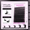SOFENIDA Lash Clusters Kit 80D Lash Clusters Kit 10-18mm Volume