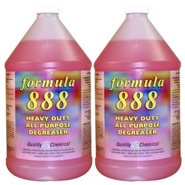 Quality Chemical - Formula 888 - Powerful and Fast Acting Degreaser Cleaner for Surfaces - Engines - Ready to Use Formula - 128 oz (Pack of 2)