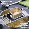 Premium Grade Stainless Steel Spaetzle Maker with Comfort Grip Handle,