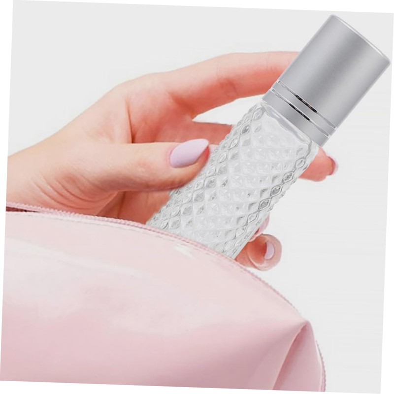 Outanaya 12pcs Essential Oils Roller Bottles Set 10ml Non-Slip Travel-Sized
