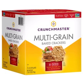 Crunchmaster Multi-Grain Crackers, 28 oz Healthy Snacks Biscuits Cookies USA