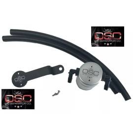 JLT /J&L silver billet oil separator catch can 2013-18 Fusion 2.0 Ecoboost turbo