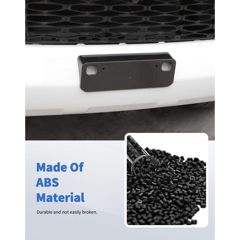 DSWSQ for 4Runner License Plate Frames Front Carbon Fiber License