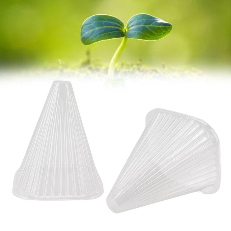 20Pcs Garden Cloche Frost Protection Transparent Rectangular Reusable Cloche Plant