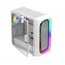 ALSEYE Glass Ai-Pro White Argb Mid-Tower E-Atx Pc Gaming Case