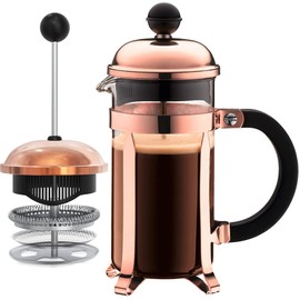 Cafetera Francesa de Acero Inoxidable,1000 ML Cafetera de émbolo para café y té Cafetera de Prensa Francesa para Hacer Café y Té,Prensa Francesa 1