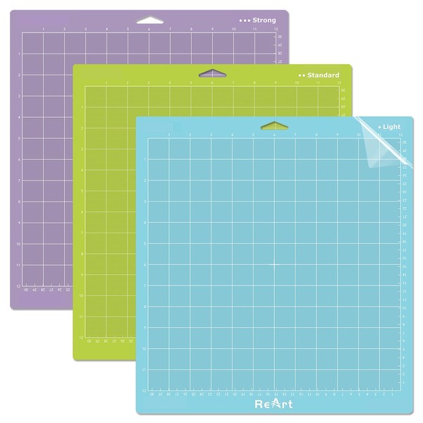 ReArt ReArt Cutting Mat Variety 12x12 C 3 Pack Strong,