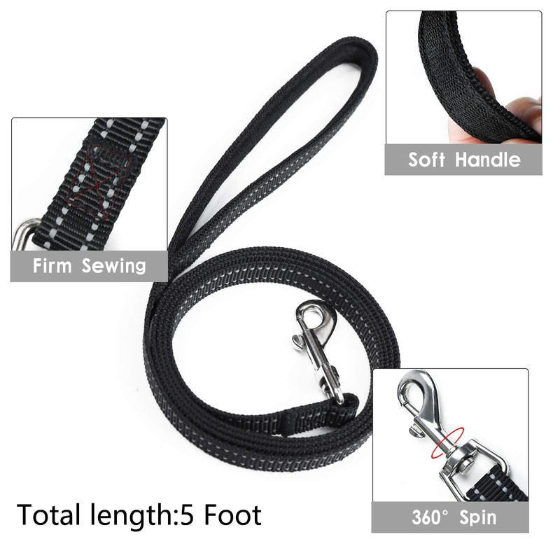 YIMEIS Dog Harness and Leash Set, No Pull Soft Mesh