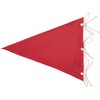 LITE M-121 (010) Nylon, Plain, Triangle Flag, Red,