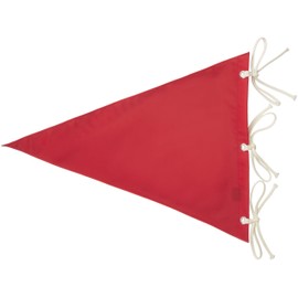LITE M-121 (010) Nylon, Plain, Triangle Flag, Red,