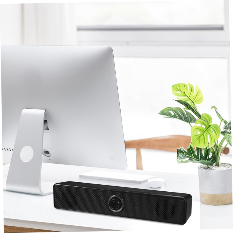 OSALADI Soundbar Speaker Standing Sound Bar Led Lighting Desktop Speaker