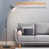 LEPOWER Floor Lamp, Metal Standing Lamp with Adjustable Gooseneck, Heavy