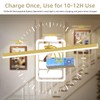 4Pack Rechargeable Picture Light, 5200mAh Brass Battery Operated Picture Lights