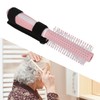 Handicapped Auxiliary Comb Portable Plastic Handle Comb Hair Brush for