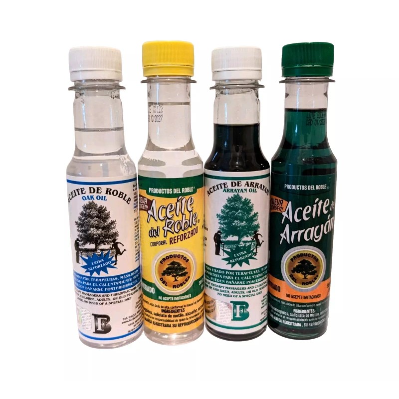 Biofactor 4 PACK! Aceite de Arrayan Roble, Oak Oil for